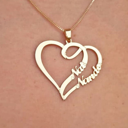 Pingente Coração Personalizável em Ouro Amarelo 18K-750