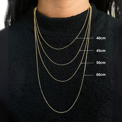Corrente Elo Português EP38 em Ouro Amarelo 18K-750