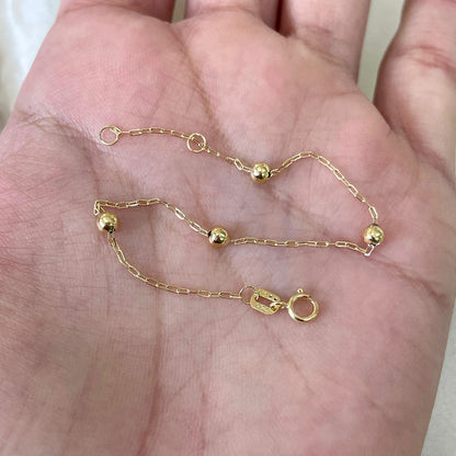 Pulseira Infantil Bublee em Ouro Amarelo 18K-750