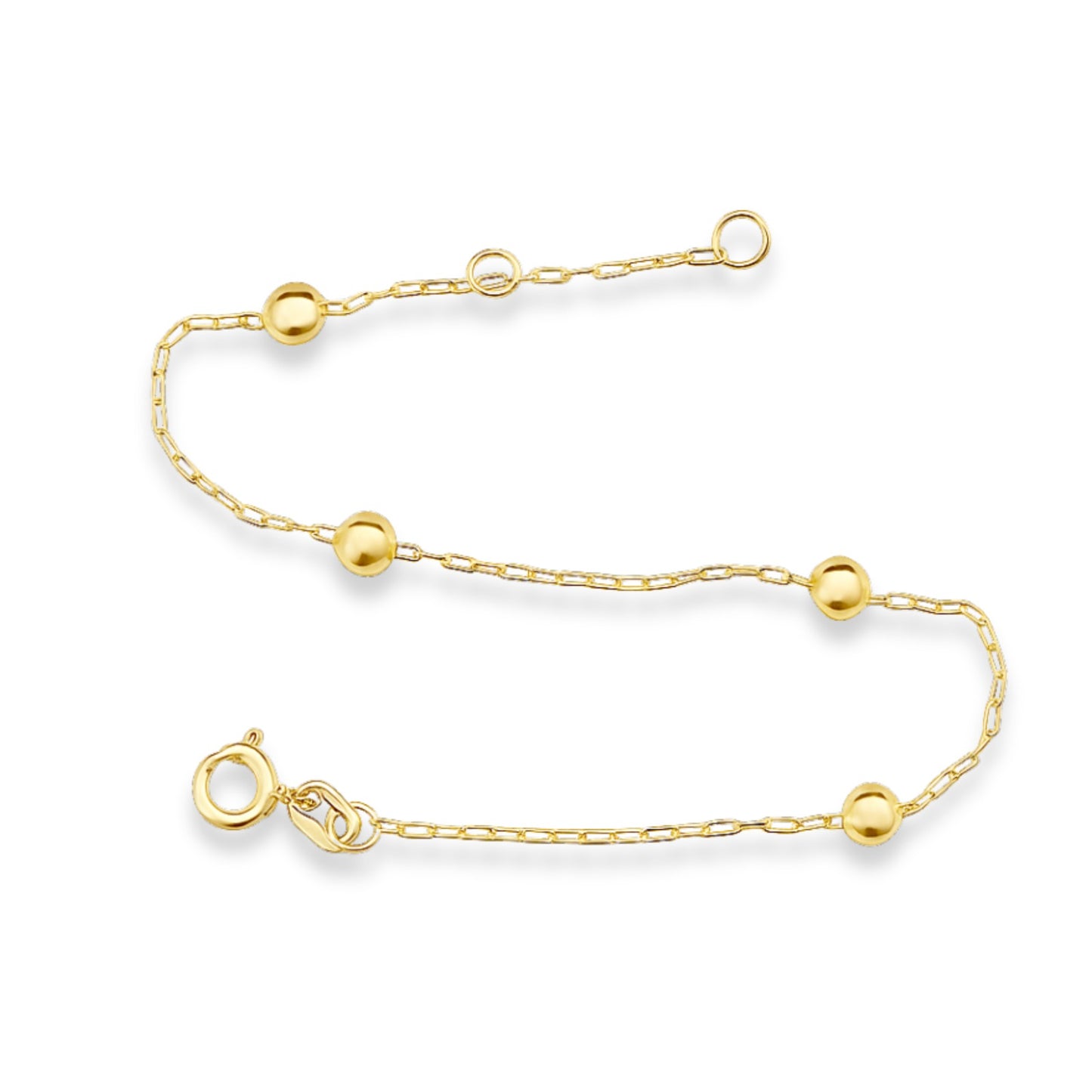 Pulseira Infantil Bublee em Ouro Amarelo 18K-750