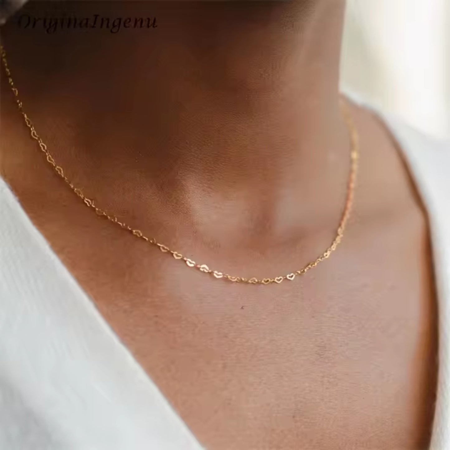 Corrente Love LOV30 em Ouro Amarelo 18K-750