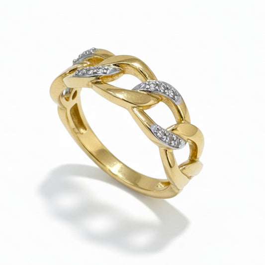 Anel Magno Grumet em Ouro Amarelo 18K-750