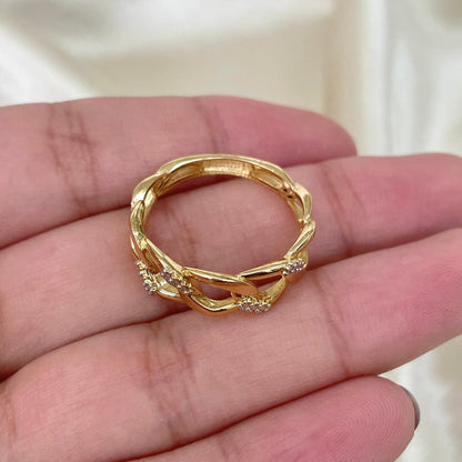 Anel Magno Grumet em Ouro Amarelo 18K-750