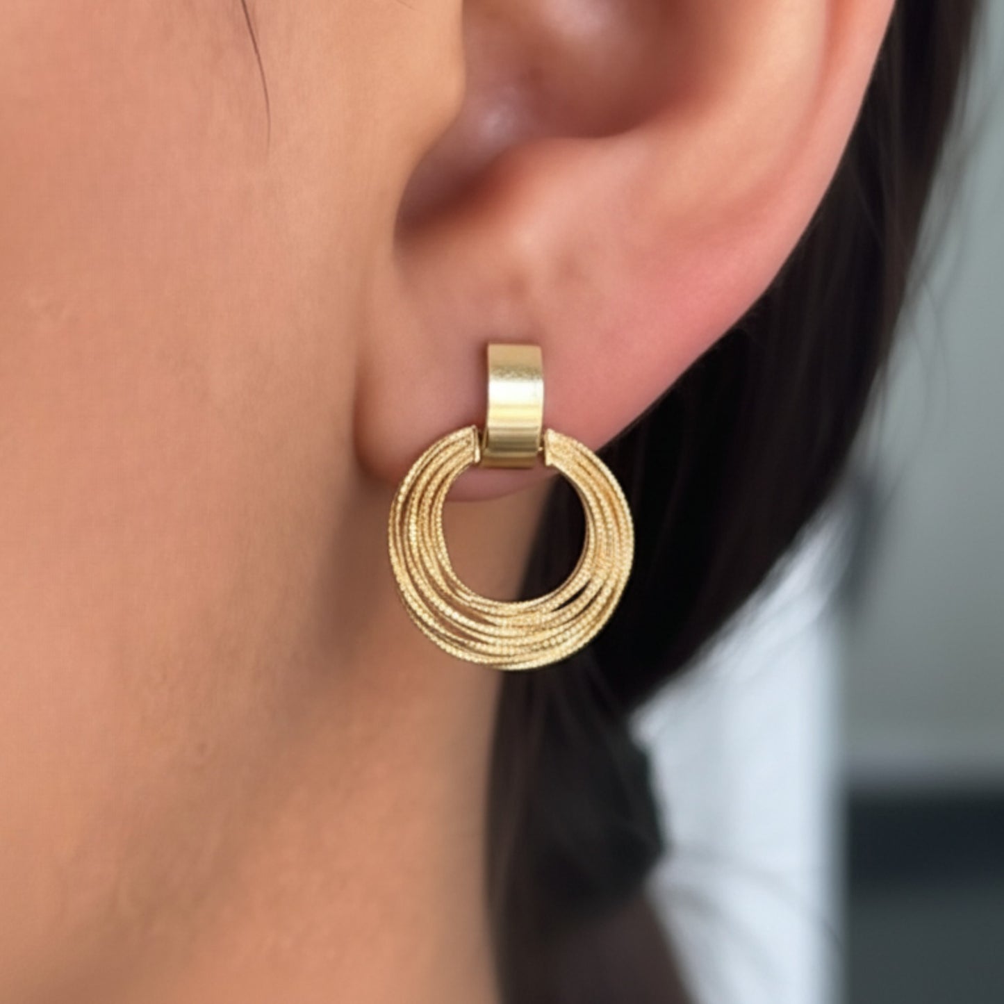 Brinco Quintessência em Ouro Amarelo 18K-750