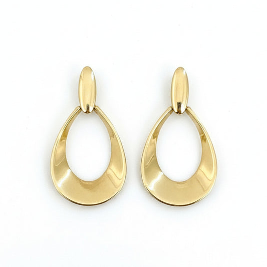 Brinco Aquá em Ouro Amarelo 18K-750