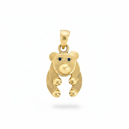 Pingente Urso Articulável em Ouro Amarelo 18K