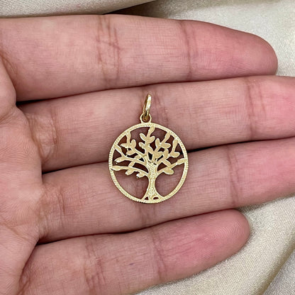 Pingente Árvore da Vida em Ouro Amarelo 18K