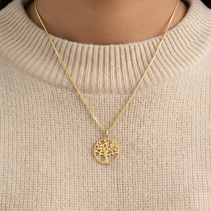 Pingente Árvore da Vida em Ouro Amarelo 18K