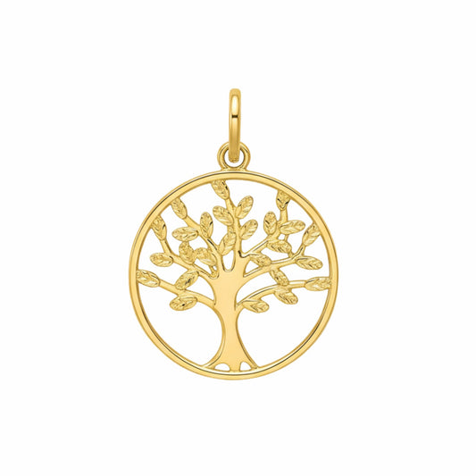 Pingente Árvore da Vida em Ouro Amarelo 18K