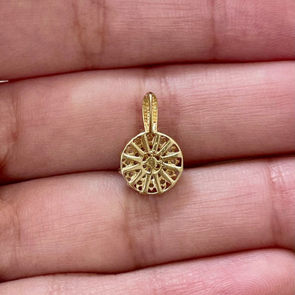 Pingente Solenne em Ouro Amarelo 18K, com zircônias