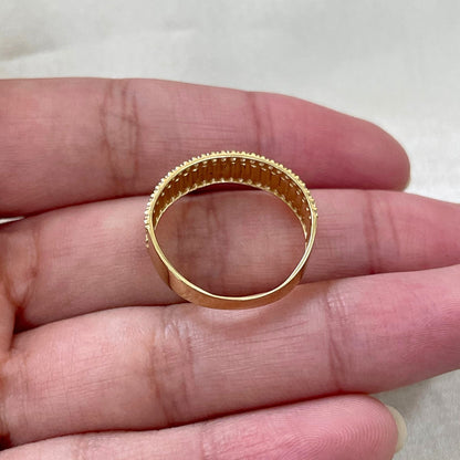Anel Queen em Ouro Amarelo 18K-750
