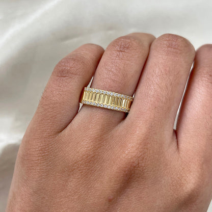 Anel Queen em Ouro Amarelo 18K-750