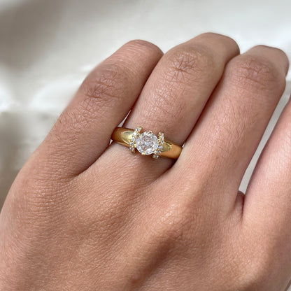 Anel Étoile em Ouro Amarelo 18K-750