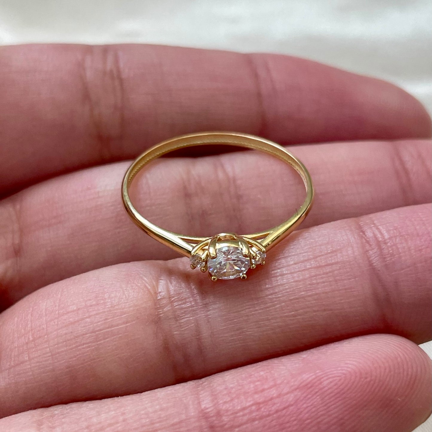 Anel Soleil em Ouro Amarelo 18K-750