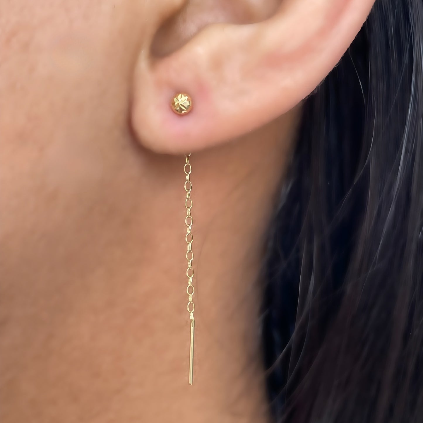 Brinco Balance em Ouro Amarelo 18K-750