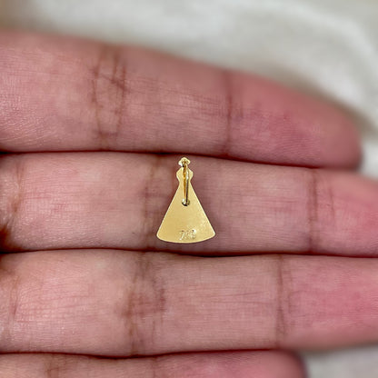 Pingente Nossa Senhora Aparecida em Ouro Amarelo 18K