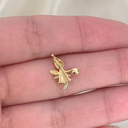 Pingente Fada do Dente em Ouro Amarelo 18K-750