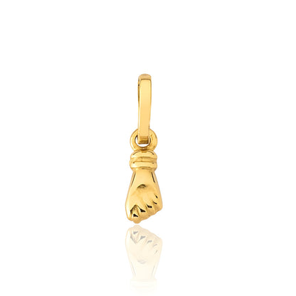 Pingente em Ouro Amarelo 18k - Figa Dupla Mini