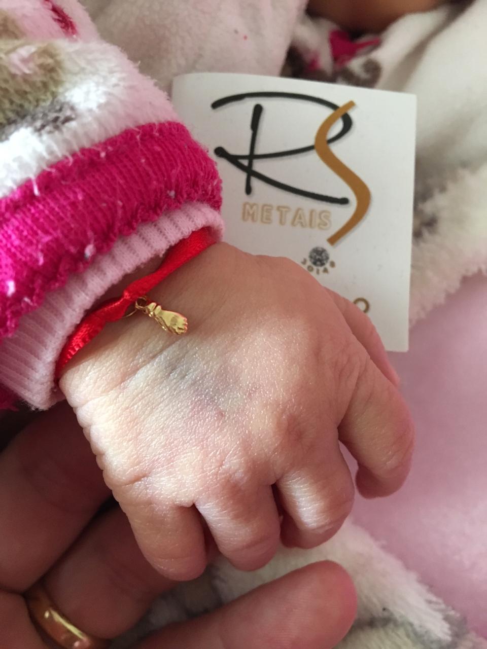 Pingente em Ouro Amarelo 18k - Figa Dupla Mini