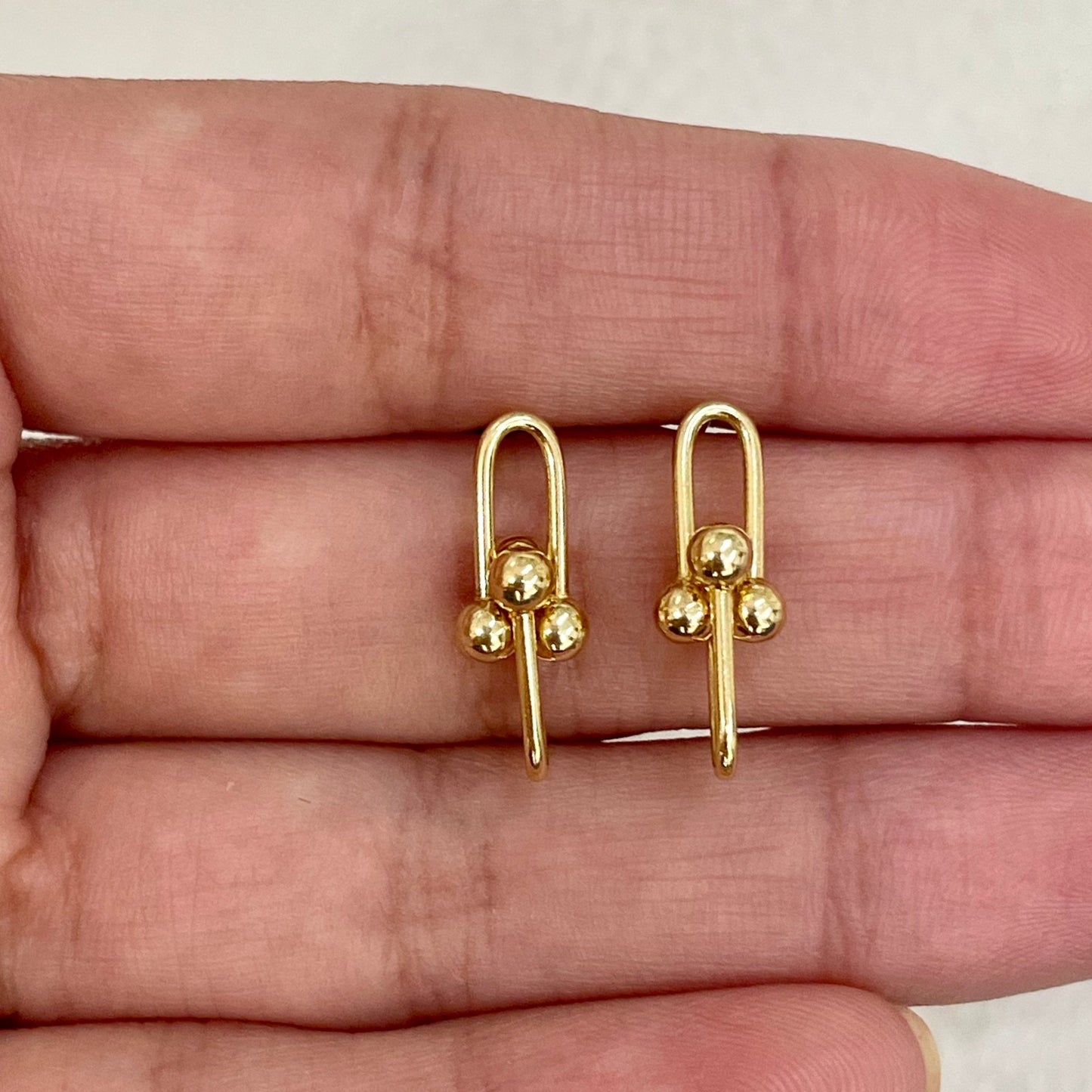 Brinco Aurum Dot em Ouro Amarelo 18K-750