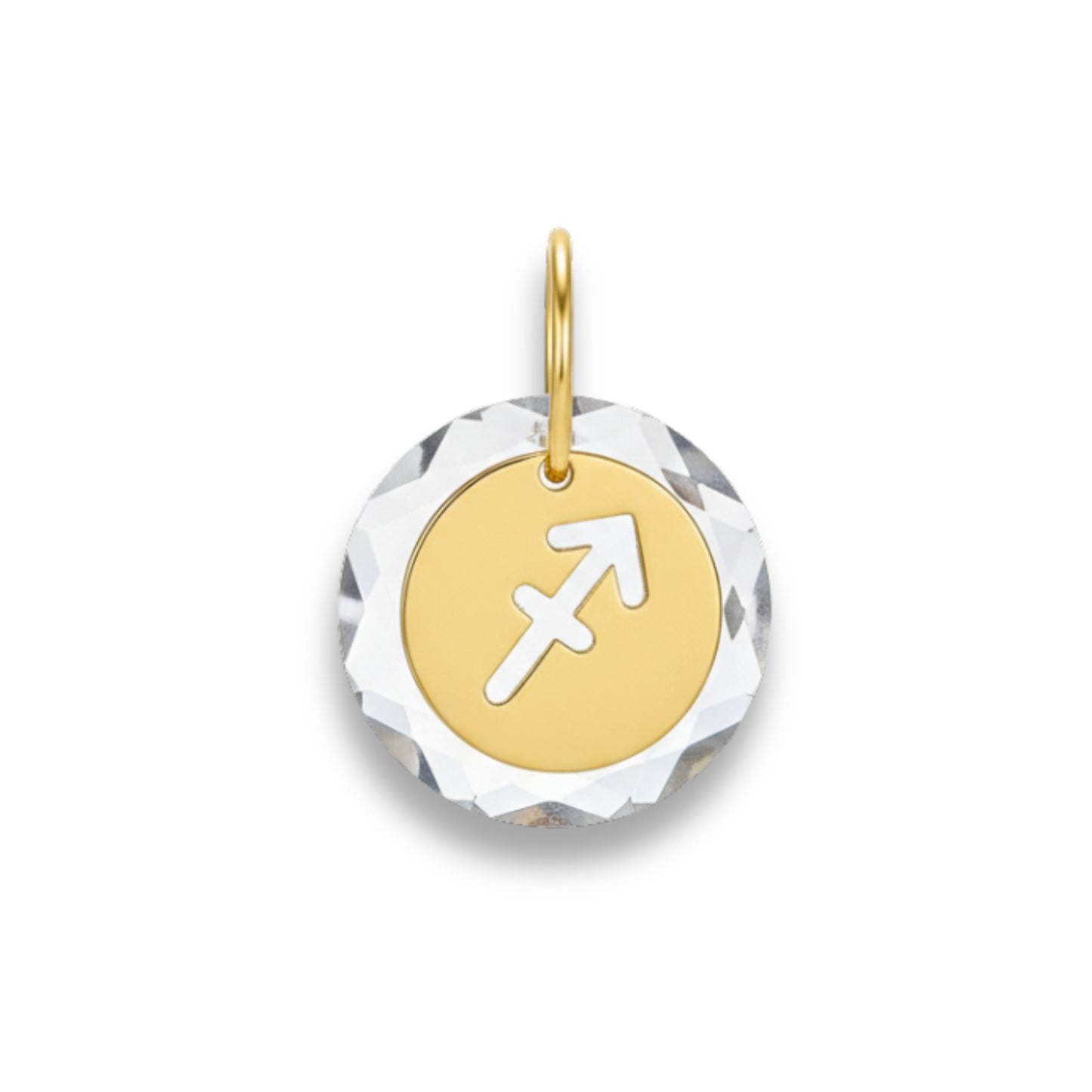 Pingente Sagitário em Ouro Amarelo 18K-750