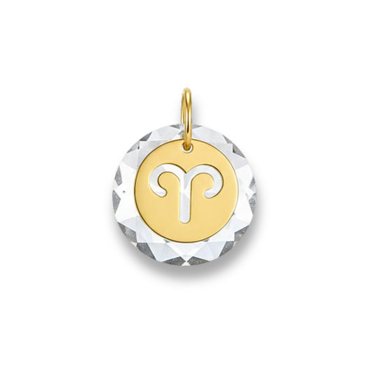 Pingente Aries em Ouro Amarelo 18K-750