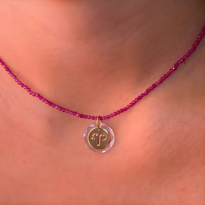 Pingente Aries em Ouro Amarelo 18K-750