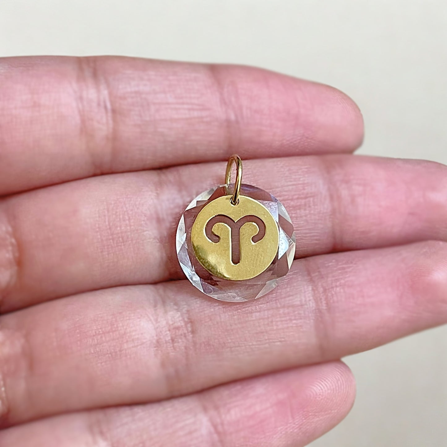 Pingente Aries em Ouro Amarelo 18K-750