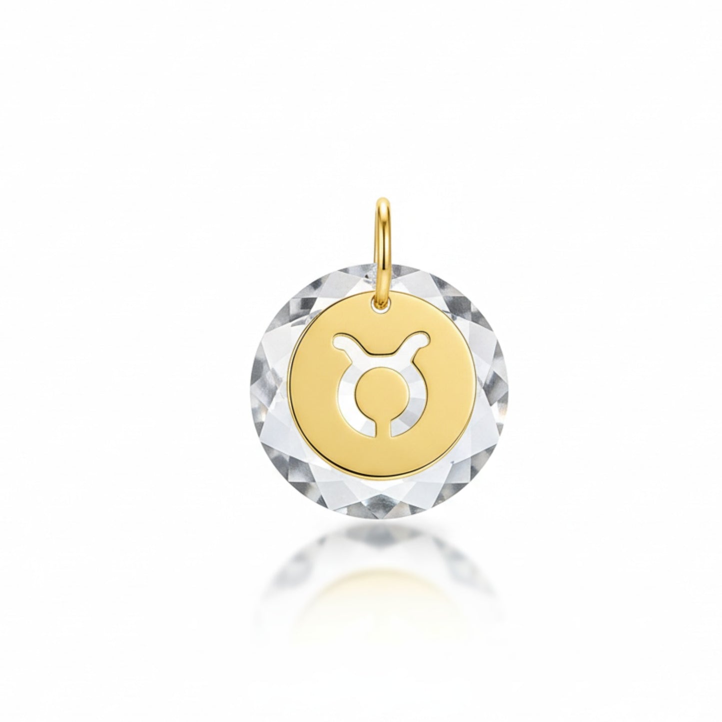 Pingente Signo Touro em Ouro Amarelo 18K-750