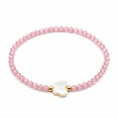 Pulseira Asas de Luz em Ouro Amarelo 18K-750, com Jade Rosa