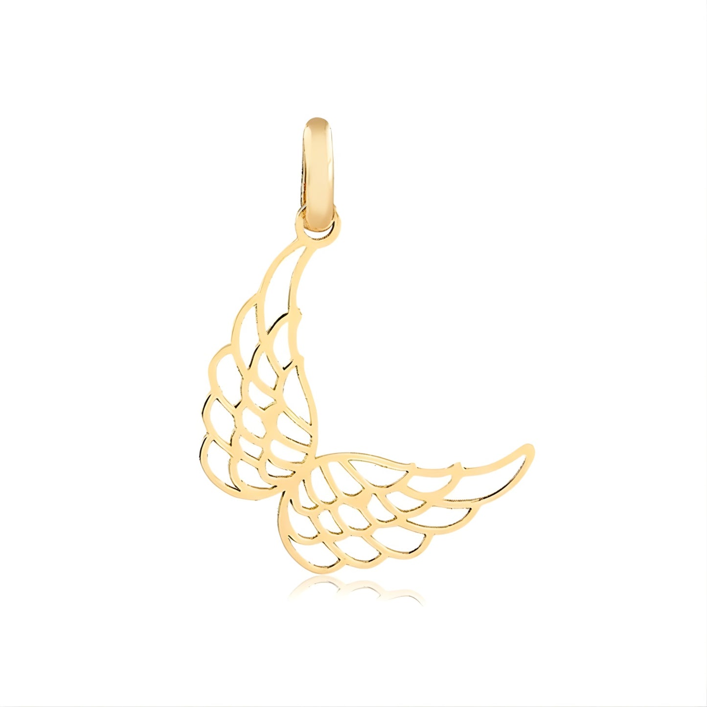 Pingente Asa Dupla em Ouro Amarelo 18K