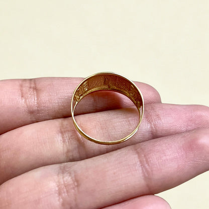 Anel Glanz Tricolor em Ouro 18K-750