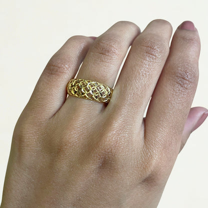 Anel Ornare em Ouro Amarelo 18K-750