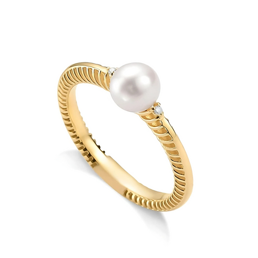 Anel Ouro Amarelo 18K - Coleção Classis MAN3456