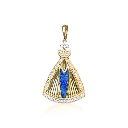 Pingente Nossa Senhora Aparecida em Ouro Amarelo 18K-750