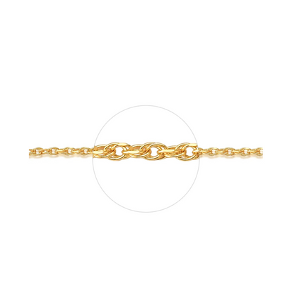 Pulseira Cordino em Ouro Amarelo 18K-750