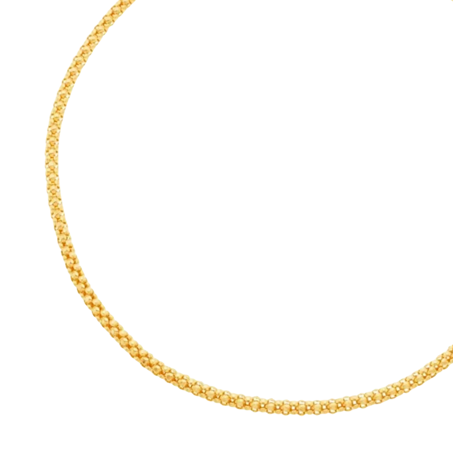 Pulseira Popcorn PPK12 em Ouro Amarelo 18K-750