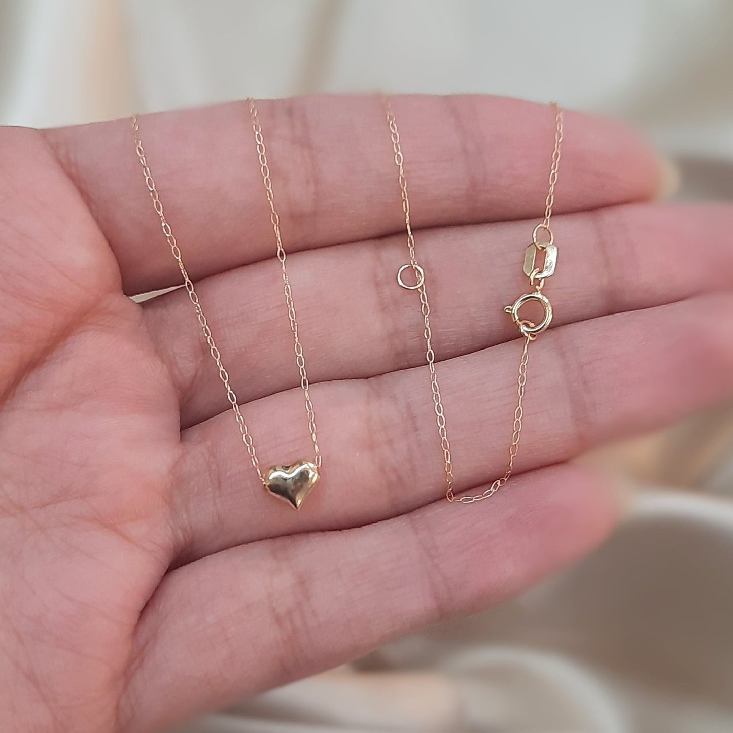 Gargantilha Little Heart em Ouro Amarelo 18k