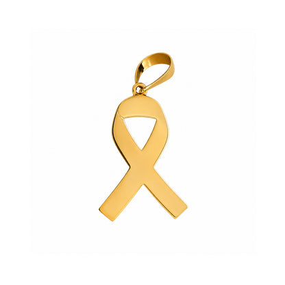 Pingente Outubro Rosa em Ouro Amarelo 18k&nbsp;
