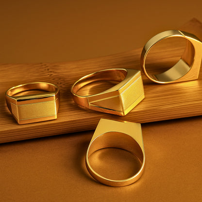 Anel Impetus em Ouro Amarelo 18K-750