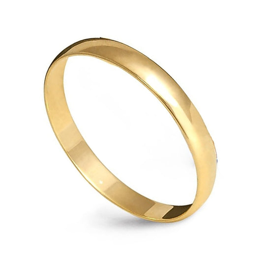 Aliança Sottile em Ouro Amarelo 18K