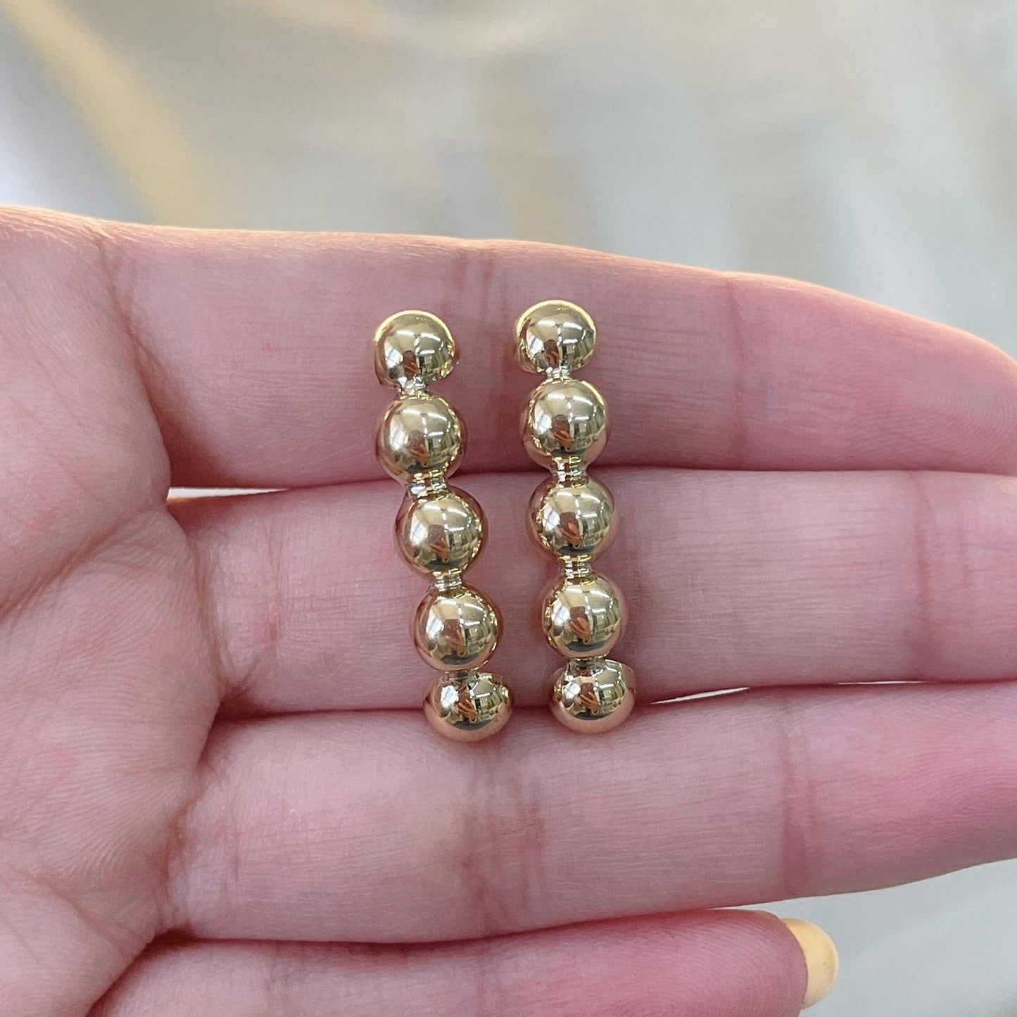 Brinco Bolle Oro em Ouro Amarelo 18K