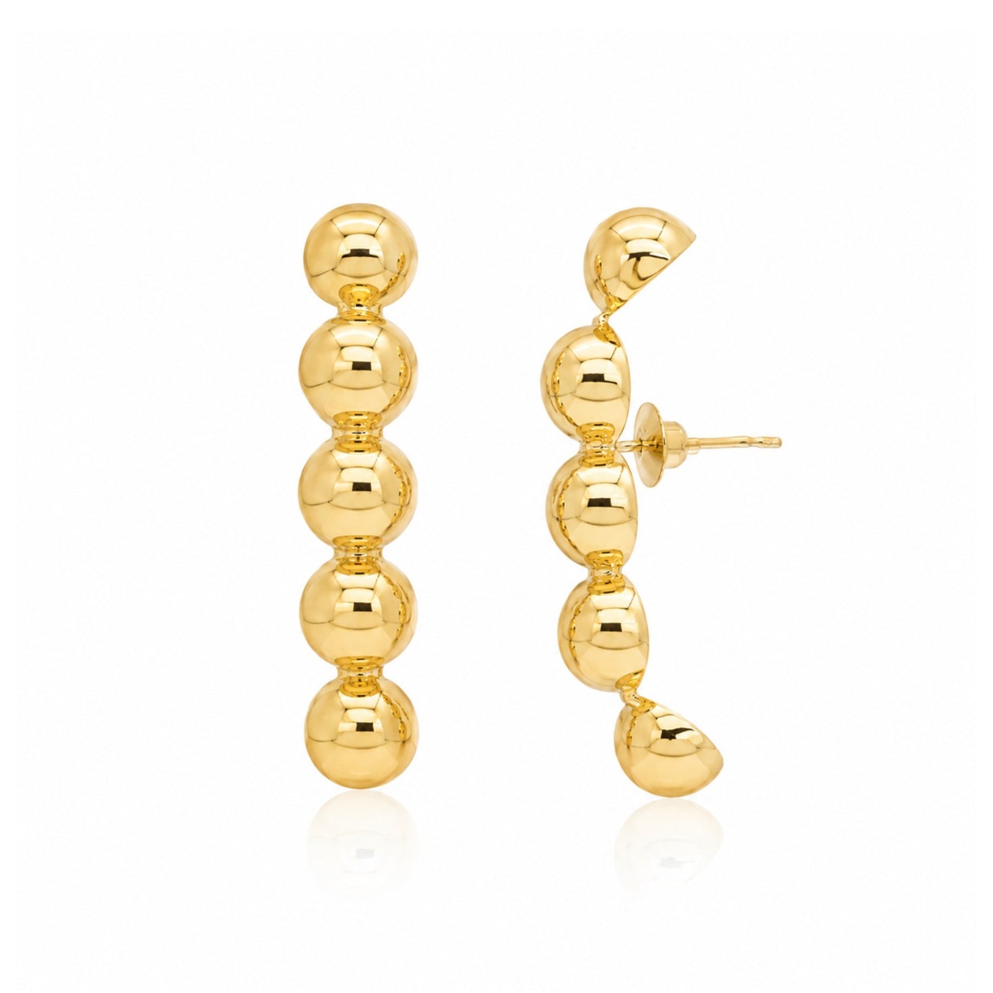 Brinco Bolle Oro em Ouro Amarelo 18K