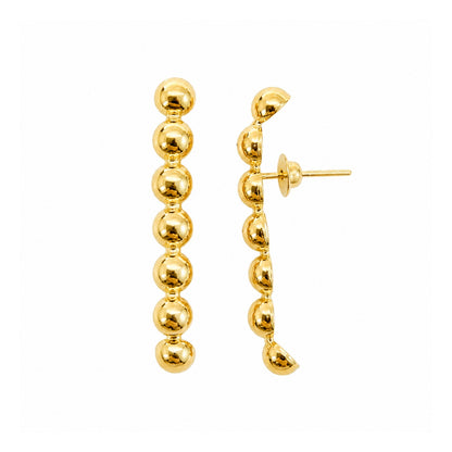 Brinco Bolle Drop em Ouro Amarelo 18K