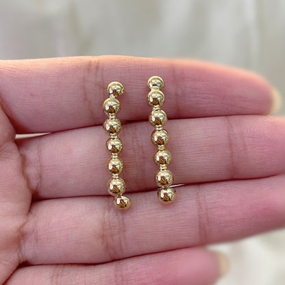 Brinco Bolle Drop em Ouro Amarelo 18K