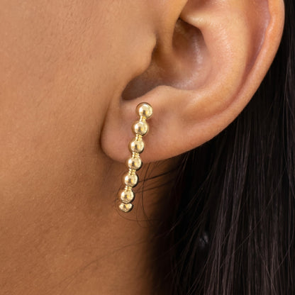 Brinco Bolle Drop em Ouro Amarelo 18K