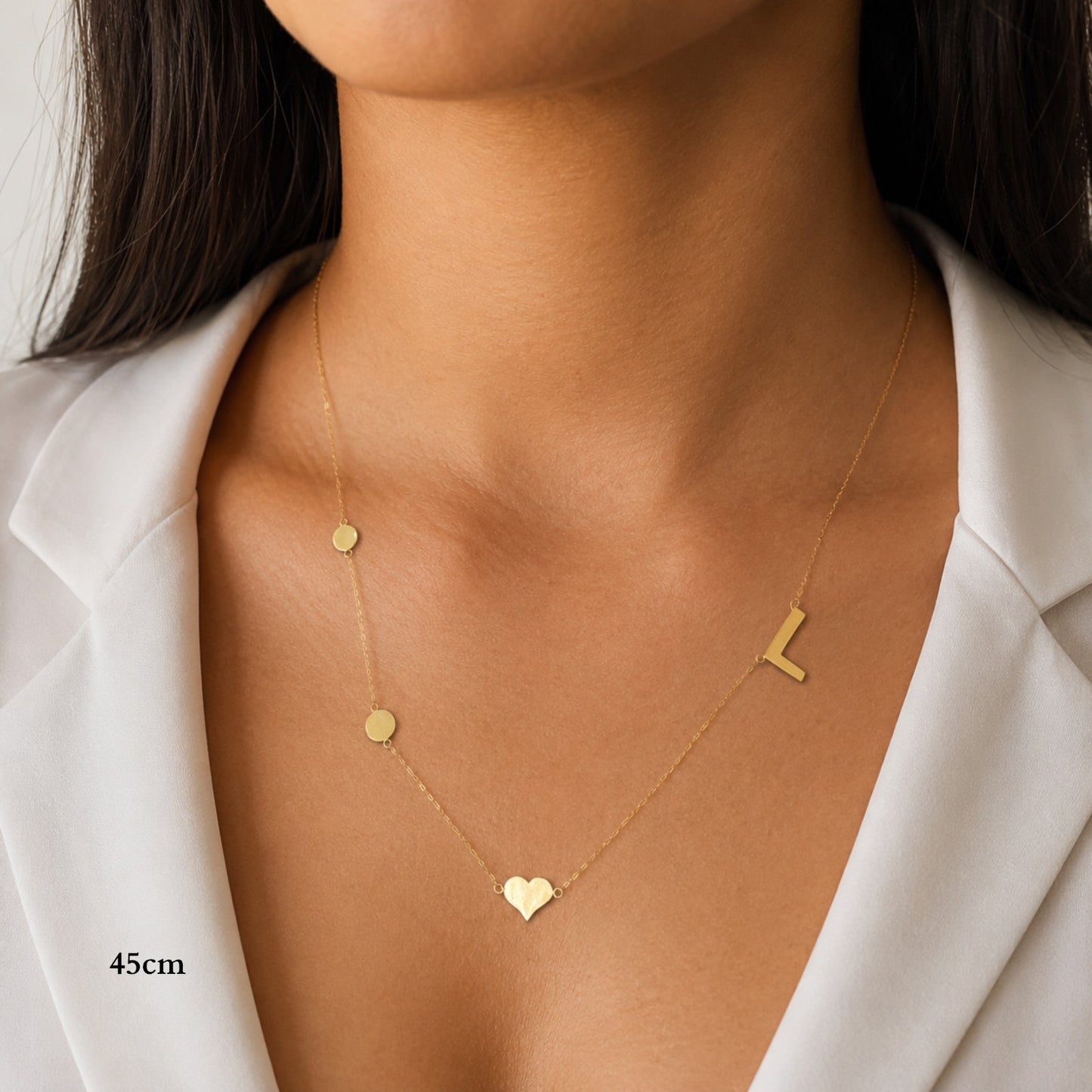 Gargantilha Signature Heart em Ouro Amarelo 18K-750