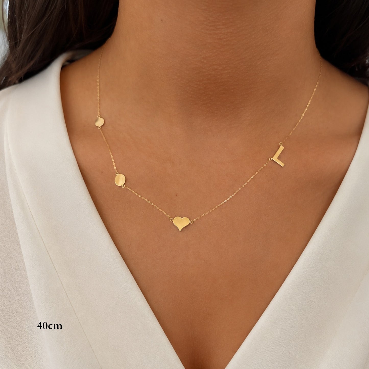 Gargantilha Signature Heart em Ouro Amarelo 18K-750