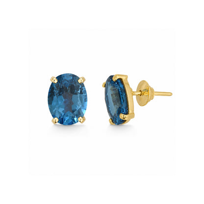 Brinco Windsor em Ouro Amarelo 18K, com topázios london