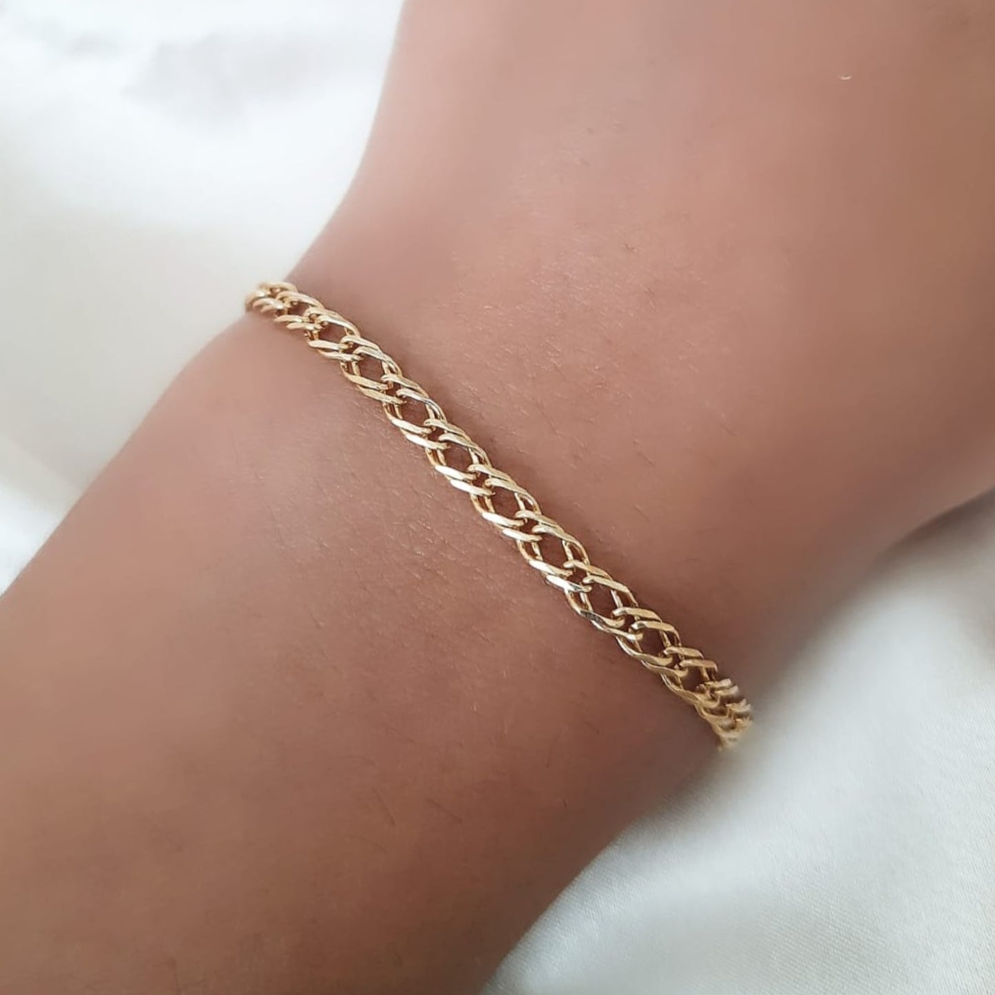 Pulseira Groumet em Ouro Amarelo 18K